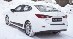 3 199 р. Молдинги RA  Mazda 3/Axela  BM (2013-2016) дорестайлинг седан (Поверхность глянец под окраску, Неокрашенные)  с доставкой в г. Нижний Новгород. Увеличить фотографию 2