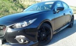 3 889 р. Клыки на передний бампер Style Mazda 3/Axela BM дорестайлинг седан (2013-2016) (Неокрашенные)  с доставкой в г. Нижний Новгород. Увеличить фотографию 4