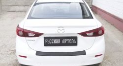 1 299 р. Накладка на задний бампер RA  Mazda 3/Axela  BM (2013-2016) дорестайлинг седан  с доставкой в г. Нижний Новгород. Увеличить фотографию 5