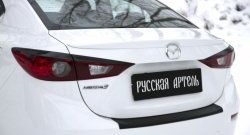 759 р. Реснички на фонари RA  Mazda 3/Axela  BM (2013-2016) дорестайлинг седан (Неокрашенные)  с доставкой в г. Нижний Новгород. Увеличить фотографию 5