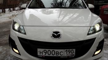 1 859 р. Реснички на фары MV-Tuning  Mazda 3/Axela  BL (2009-2013) дорестайлинг седан, дорестайлинг, хэтчбэк 5 дв., рестайлинг седан, рестайлинг, хэтчбэк (Неокрашенные)  с доставкой в г. Нижний Новгород. Увеличить фотографию 5