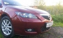 689 р. Реснички на фары Style (длинные)  Mazda 3/Axela  BK (2003-2009) дорестайлинг седан, рестайлинг седан (Неокрашенные)  с доставкой в г. Нижний Новгород. Увеличить фотографию 4