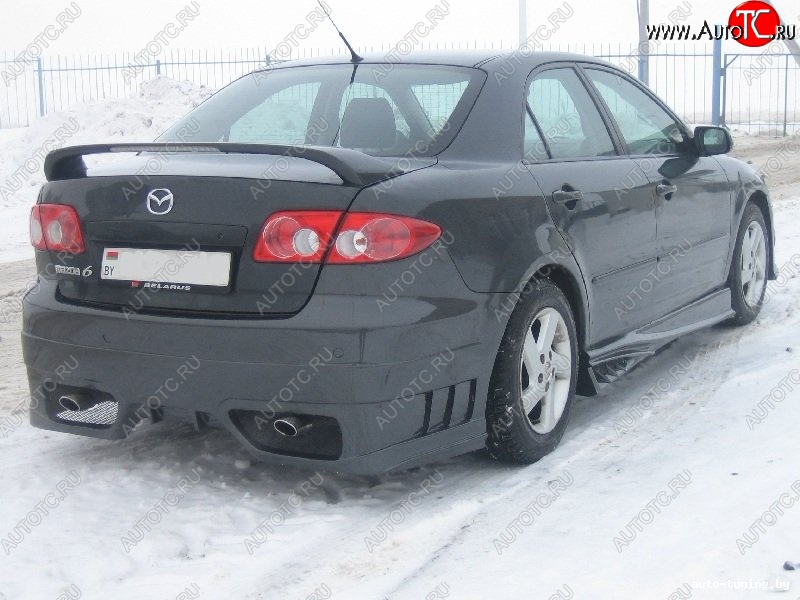 7 599 р. Задний бампер ST Mazda 6 GG седан дорестайлинг (2002-2005)  с доставкой в г. Нижний Новгород