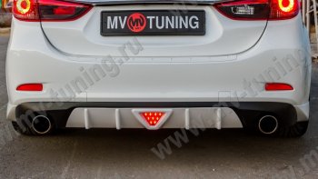 2 499 р. Стоп сигнал LED F1  Mazda 6  GJ (2012-2018) дорестайлинг седан, 1-ый рестайлинг седан (Белый)  с доставкой в г. Нижний Новгород. Увеличить фотографию 2