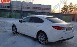 4 999 р. Козырёк на заднее стекло Boomer Design  Mazda 6  GJ (2012-2018) дорестайлинг седан, 1-ый рестайлинг седан (Неокрашенный)  с доставкой в г. Нижний Новгород. Увеличить фотографию 5