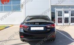 4 299 р. Козырёк на заднее стекло Sport Mazda 6 GJ дорестайлинг седан (2012-2015) (Неокрашенный)  с доставкой в г. Нижний Новгород. Увеличить фотографию 8