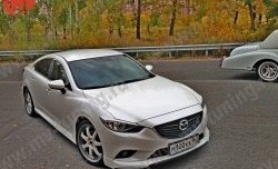 11 399 р. Пороги накладки SkyActivSport Mazda 6 GJ дорестайлинг седан (2012-2015) (Неокрашенные)  с доставкой в г. Нижний Новгород. Увеличить фотографию 2