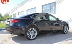 5 199 р. Лип спойлер Boomer Design Mazda 6 GJ дорестайлинг седан (2012-2015) (Неокрашенный)  с доставкой в г. Нижний Новгород. Увеличить фотографию 2