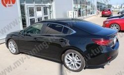 5 199 р. Лип спойлер Boomer Design Mazda 6 GJ дорестайлинг седан (2012-2015) (Неокрашенный)  с доставкой в г. Нижний Новгород. Увеличить фотографию 4