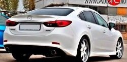 5 499 р. Накладки на задний бампер SkyActivSport Mazda 6 GJ дорестайлинг седан (2012-2015) (Неокрашенная)  с доставкой в г. Нижний Новгород. Увеличить фотографию 3