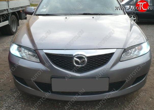 5 399 р. Решётка радиатора CT Mazda 6 GH дорестайлинг седан (2007-2010) (Неокрашенная)  с доставкой в г. Нижний Новгород