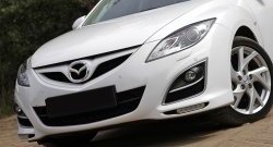 579 р. Реснички на фары RA Mazda 6 GH дорестайлинг лифтбэк (2007-2010) (Неокрашенные)  с доставкой в г. Нижний Новгород. Увеличить фотографию 2