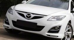 579 р. Реснички на фары RA Mazda 6 GH дорестайлинг лифтбэк (2007-2010) (Неокрашенные)  с доставкой в г. Нижний Новгород. Увеличить фотографию 4