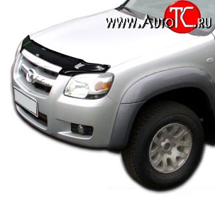 4 599 р. Дефлектор капота NovLine Mazda BT-50 (2006-2011)  с доставкой в г. Нижний Новгород