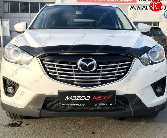 2 499 р. Дефлектор капота NovLine Mazda CX-5 KE дорестайлинг (2011-2014)  с доставкой в г. Нижний Новгород