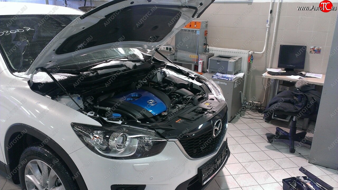 2 349 р. Упоры капота Russtal Mazda CX-5 KE дорестайлинг (2011-2014)  с доставкой в г. Нижний Новгород