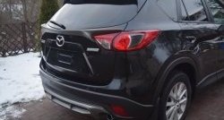 5 699 р. Лип спойлер CT Mazda CX-5 KE дорестайлинг (2011-2014) (Неокрашенный)  с доставкой в г. Нижний Новгород. Увеличить фотографию 6