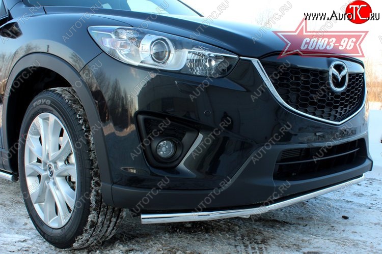 15 254 р. Защита переднего бампера одинарная Souz-96 (d42) Mazda CX-5 KE дорестайлинг (2011-2014)  с доставкой в г. Нижний Новгород