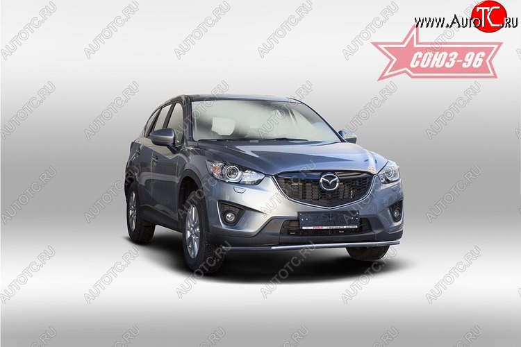 15 254 р. Одинарная защита переднего бампера (d42) Premium Souz-96 Mazda CX-5 KE дорестайлинг (2011-2014)  с доставкой в г. Нижний Новгород