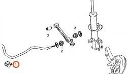 689 р. Полиуретановая втулка стабилизатора передней подвески Точка Опоры (24 мм) Mazda 2/Demio DW рестайлинг (1999-2002)  с доставкой в г. Нижний Новгород. Увеличить фотографию 2
