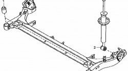 1 349 р. Полиуретановый сайлентблок балки задней подвески Точка Опоры Mazda 2/Demio DW дорестайлинг (1996-1999)  с доставкой в г. Нижний Новгород. Увеличить фотографию 2