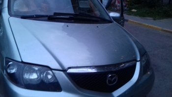 12 899 р. Капот стеклопластиковый Стандарт Mazda MPV LW дорестайлинг (1999-2002)  с доставкой в г. Нижний Новгород. Увеличить фотографию 2