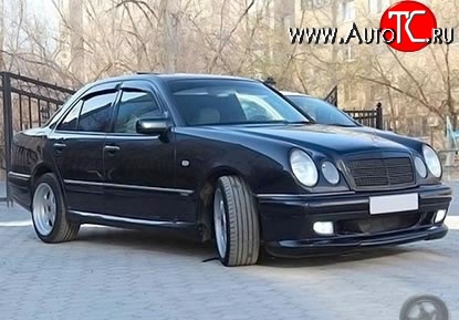 4 499 р. Пороги накладки Wald Mercedes-Benz E-Class W210 дорестайлинг седан (1996-1999)  с доставкой в г. Нижний Новгород