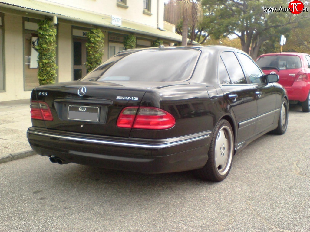 12 599 р. Задний бампер AMG Mercedes-Benz E-Class W210 дорестайлинг седан (1996-1999) (Неокрашенный)  с доставкой в г. Нижний Новгород