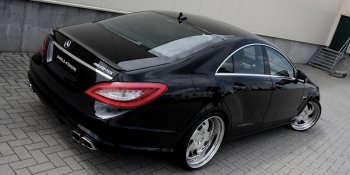 4 499 р. Спойлер багажника AMG Mercedes-Benz CLS class W218 (2011-2017) (Неокрашенный)  с доставкой в г. Нижний Новгород. Увеличить фотографию 2