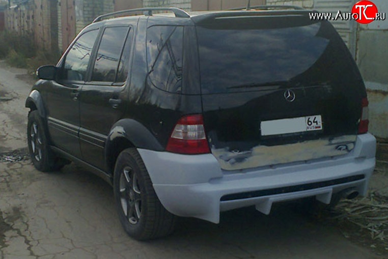 13 649 р. Задний бампер M-VRS Mercedes-Benz ML class W163 дорестайлинг (1997-2001) (Неокрашенный)  с доставкой в г. Нижний Новгород