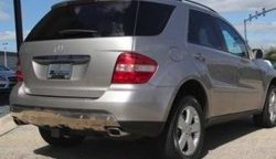 17 299 р. Накладка на задний бампер CT Mercedes-Benz ML class W164 дорестайлинг (2005-2008) (Неокрашенная)  с доставкой в г. Нижний Новгород. Увеличить фотографию 2