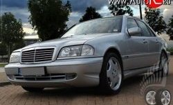 11 399 р. Передний бампер AMG  Mercedes-Benz C-Class  W202 (1993-2001) дорестайлинг седан, рестайлинг седан (Неокрашенный)  с доставкой в г. Нижний Новгород. Увеличить фотографию 1