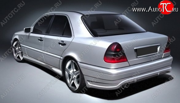 13 049 р. Задний бампер CSR Mercedes-Benz C-Class W202 дорестайлинг седан (1993-1997) (Неокрашенный)  с доставкой в г. Нижний Новгород