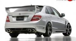 12 599 р. Пороги накладки WALD Mercedes-Benz C-Class W204 дорестайлинг седан (2007-2011) (Неокрашенные)  с доставкой в г. Нижний Новгород. Увеличить фотографию 2