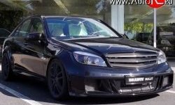 8 149 р. Радиаторная решётка Brabus Bullit Mercedes-Benz C-Class W204 дорестайлинг седан (2007-2011) (Неокрашенная)  с доставкой в г. Нижний Новгород. Увеличить фотографию 3