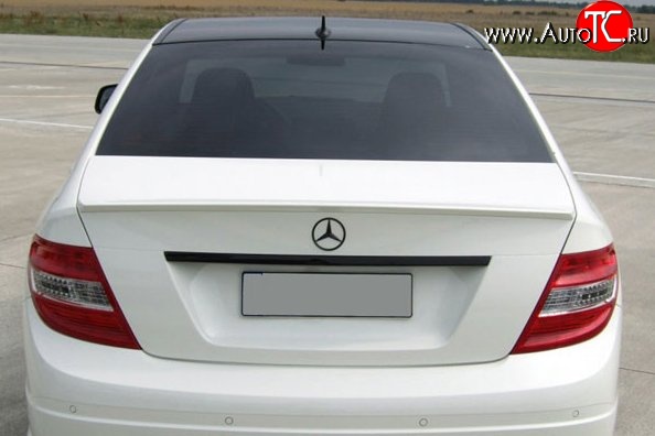 2 269 р. Лип спойлер M-VRS Mercedes-Benz C-Class W204 дорестайлинг седан (2007-2011) (Неокрашенный)  с доставкой в г. Нижний Новгород