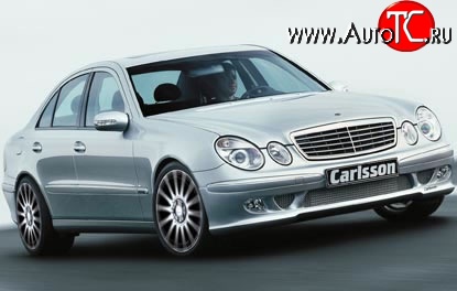 9 799 р. Пороги накладки Carlsson Mercedes-Benz E-Class W211 дорестайлинг седан (2002-2006) (Неокрашенные)  с доставкой в г. Нижний Новгород