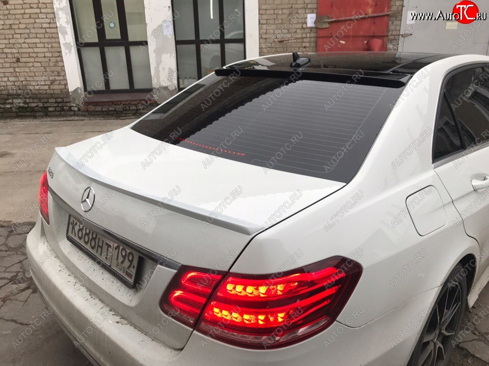 3 399 р. Козырек на заднее стекло АВТОКРАТ  Mercedes-Benz E-Class  W212 (2009-2017) дорестайлинг седан, рестайлинг седан (Неокрашенный)  с доставкой в г. Нижний Новгород