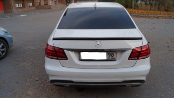 3 399 р. Лип спойлер АВТОКРАТ AMG Mercedes-Benz E-Class W212 дорестайлинг седан (2009-2012) (Неокрашенный)  с доставкой в г. Нижний Новгород. Увеличить фотографию 4