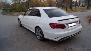 3 399 р. Лип спойлер АВТОКРАТ AMG Mercedes-Benz E-Class W212 дорестайлинг седан (2009-2012) (Неокрашенный)  с доставкой в г. Нижний Новгород. Увеличить фотографию 5