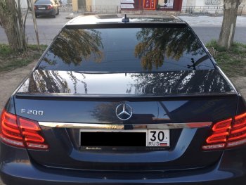 3 399 р. Лип спойлер АВТОКРАТ AMG Mercedes-Benz E-Class W212 дорестайлинг седан (2009-2012) (Неокрашенный)  с доставкой в г. Нижний Новгород. Увеличить фотографию 7