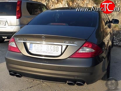 7 199 р. Лип спойлер AMG Mercedes-Benz CLS class C219 (2004-2011) (Неокрашенный)  с доставкой в г. Нижний Новгород