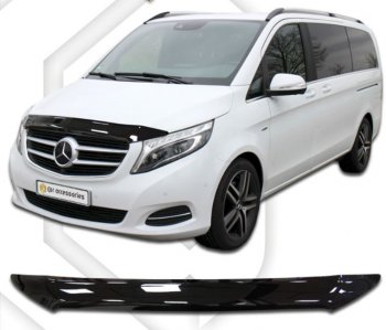 Дефлектор капота CA-Plastiс Mercedes-Benz Vito W447 дорестайлинг (2015-2020)