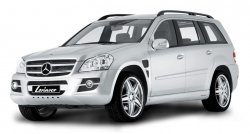 22 499 р. Пластиковые пороги Lorinser Mercedes-Benz GL class X164 рестайлинг (2009-2012) (Неокрашенные)  с доставкой в г. Нижний Новгород. Увеличить фотографию 2