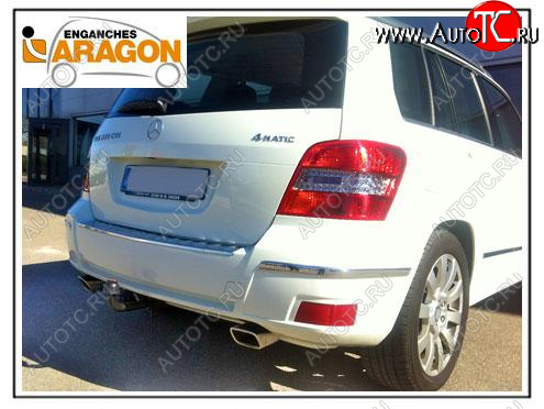 22 699 р. Фаркоп Aragon. (шар A) Mercedes-Benz GLK class X204 дорестайлинг (2008-2012)  с доставкой в г. Нижний Новгород