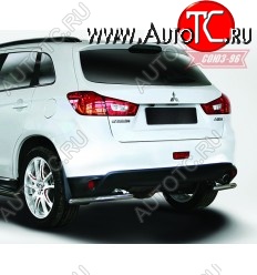 7 109 р. Защита заднего бампера уголки d42 Souz-96 Mitsubishi ASX 1-ый рестайлинг (2013-2016)  с доставкой в г. Нижний Новгород