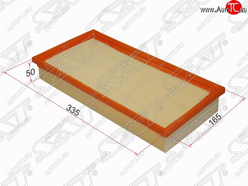 369 р. Фильтр воздушный двигателя SAT (335х165х50 mm).  Mitsubishi Carisma - Space Wagon  N94W  с доставкой в г. Нижний Новгород