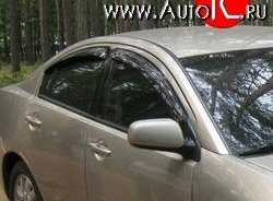 Комплект дефлекторов окон (ветровиков) 4 шт. (седан) Russtal Mitsubishi Galant (2004-2012)