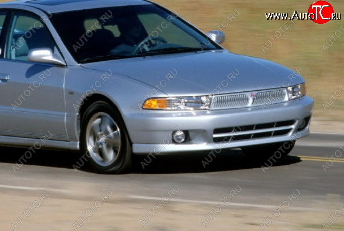 13 999 р. Передний бампер TYG (USA) Mitsubishi Galant 8  дорестайлинг седан (1996-1998) (Неокрашенный)  с доставкой в г. Нижний Новгород