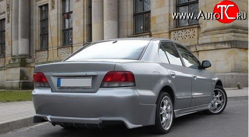 8 899 р. Задний бампер Auto-R berg Mitsubishi Galant 8  дорестайлинг седан (1996-1998)  с доставкой в г. Нижний Новгород